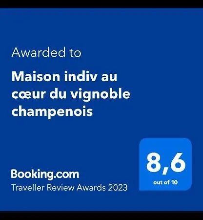 Holiday home Maison Indiv Au Coeur Du Vignoble Champenois Lignol-le-Chateau